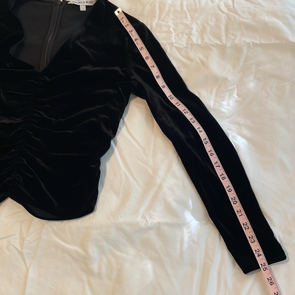 Veronica Beard Pelona Black Velvet Top - Picture 9 of 17